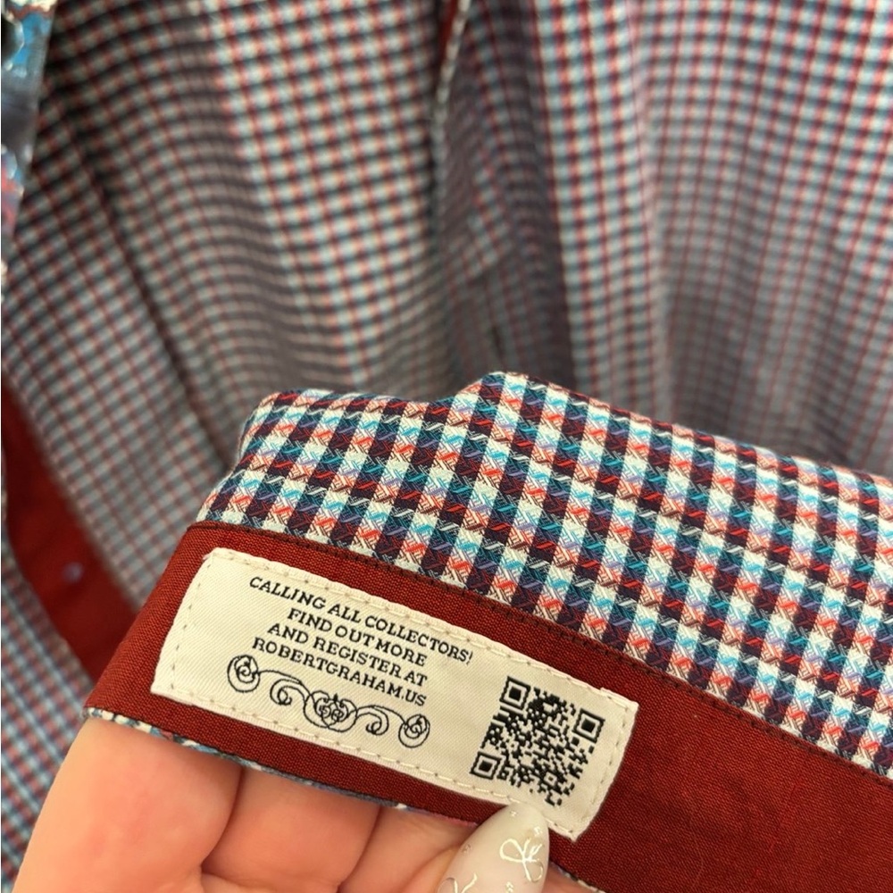 Robert Graham Button Down Shirt Size XL - Picture 5 of 8